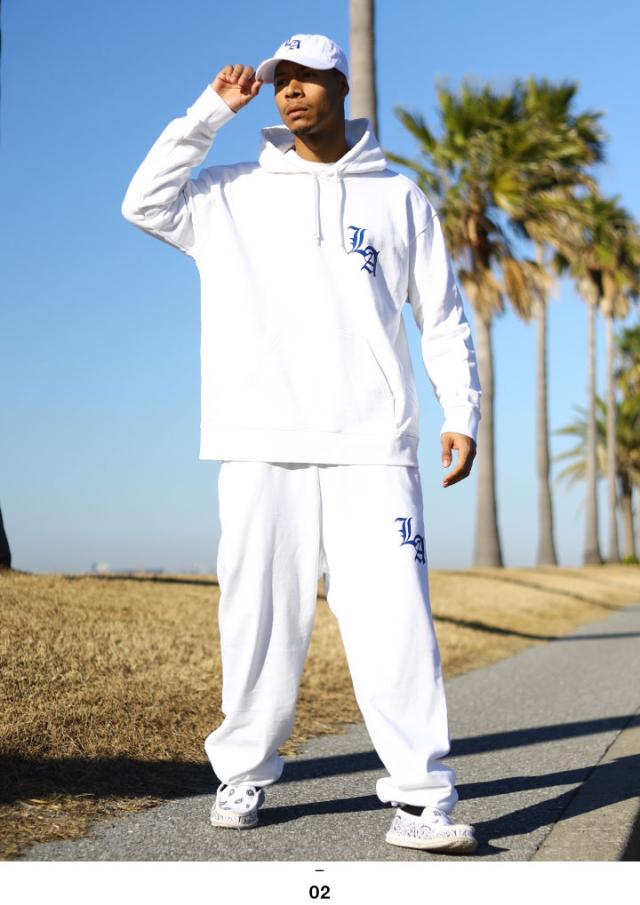 ACE FLAG 上下セット 長袖 ブランド メンズ 青/白/黒 大きいサイズ