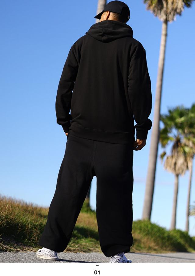 ACE FLAG 上下セット 長袖 ブランド メンズ 春秋冬用 黒 大きいサイズ