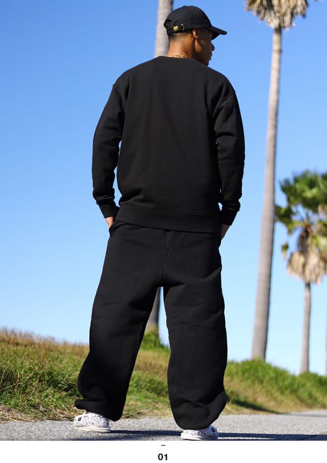 ACE FLAG 上下セット 長袖 ブランド スケボー メンズ 春秋冬用 黒