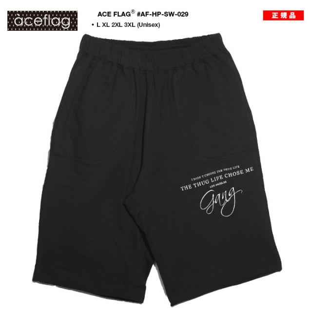 ACE FLAG ハーフパンツ スウェット 裏パイル 半ズボン 短パン メンズ