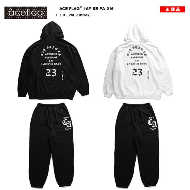 ACEFLAG 上下セット 長袖 ブランド メンズ 春秋冬用 黒/白 大きいサイズ エースフラッグ セットアップ トレーナー スウェット 上下 スウェットパンツ ロサンゼルス Pablo パブロ 英字 b系 ヒップホップ ファッション AF-SE-PA-016 ACEFLAG 上下セット 長袖 ブランド メンズ 春秋冬用 黒/白 大きい
