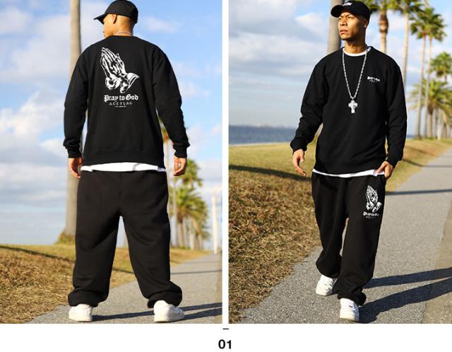 ACEFLAG 上下セット 長袖 ブランド レディース 大きいサイズ エース