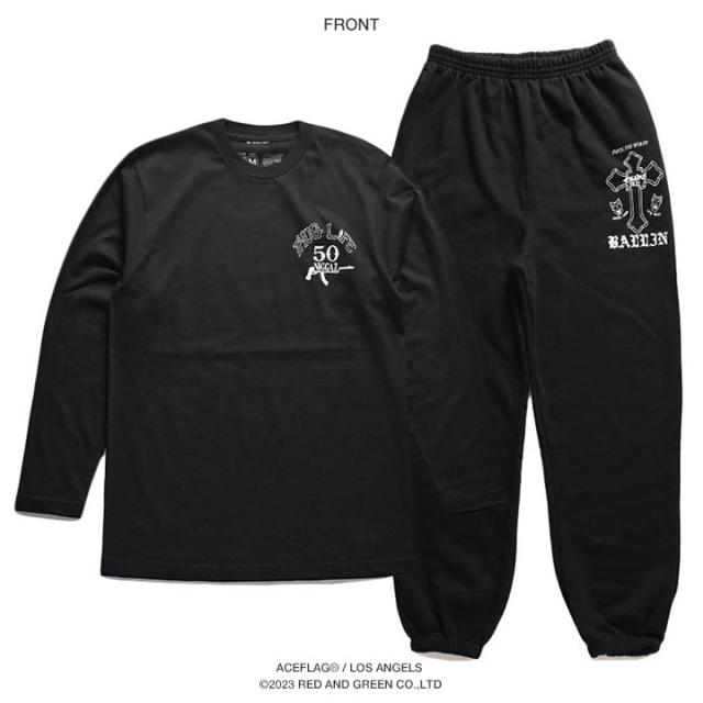 エースフラッグ] ACEFLAG セットアップ(長袖) メンズ 大きい