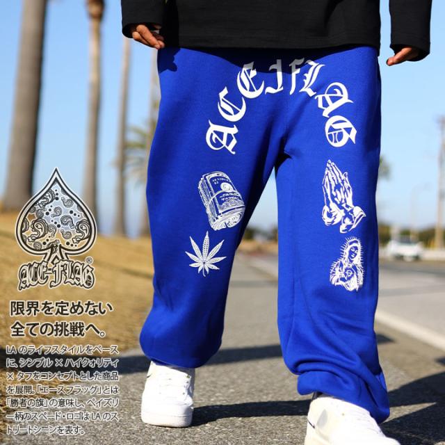 51%OFF】ACEFLAG スウェットパンツ 裏パイル メンズ 春夏秋冬用