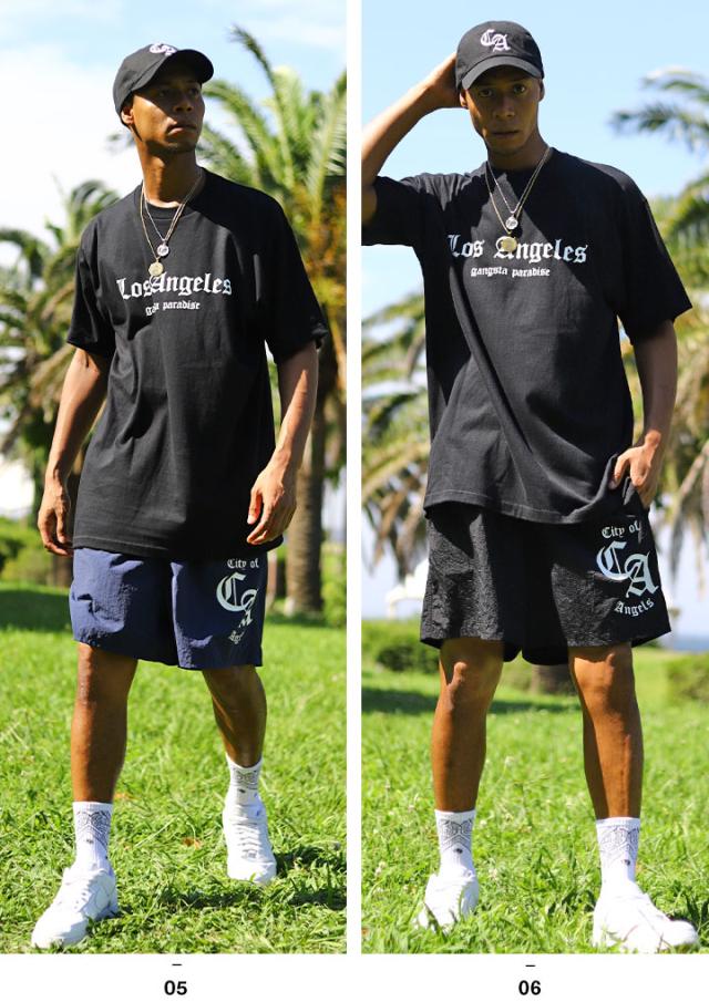 パンツ ナイロンセットアップ 半袖 セットアップ メンズ 春夏 夏服