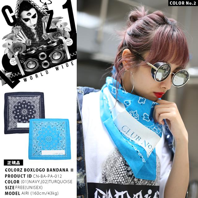 CLUB NO1Z バンダナ 大判 メンズ レディース 全2色 大きいサイズ