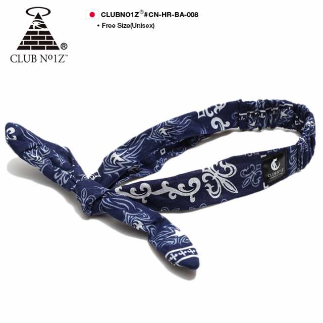 CLUB NO1Z ヘアバンド メンズ レディース 紺 クラブノイズ