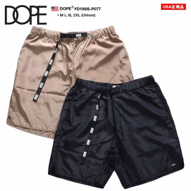 ドープ Dope ハーフパンツ シャカパン ナイロン ショートパンツ ショーツ 半ズボン イージーパンツ メンズ カーキ 黒 M L Xl 2l Ll 2xl 3の通販はau Pay マーケット 本格派大人のb系 スポーツ ストリート