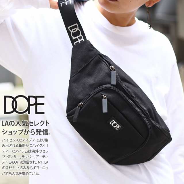 期間限定特価 Dope バッグ メンズ レディース 春夏秋冬用 黒 カーキ 迷彩 ドープ Bag ウエストポーチ ウエストバッグ ヒップバッグ ウの通販はau Pay マーケット 本格派大人のb系 スポーツ ストリート