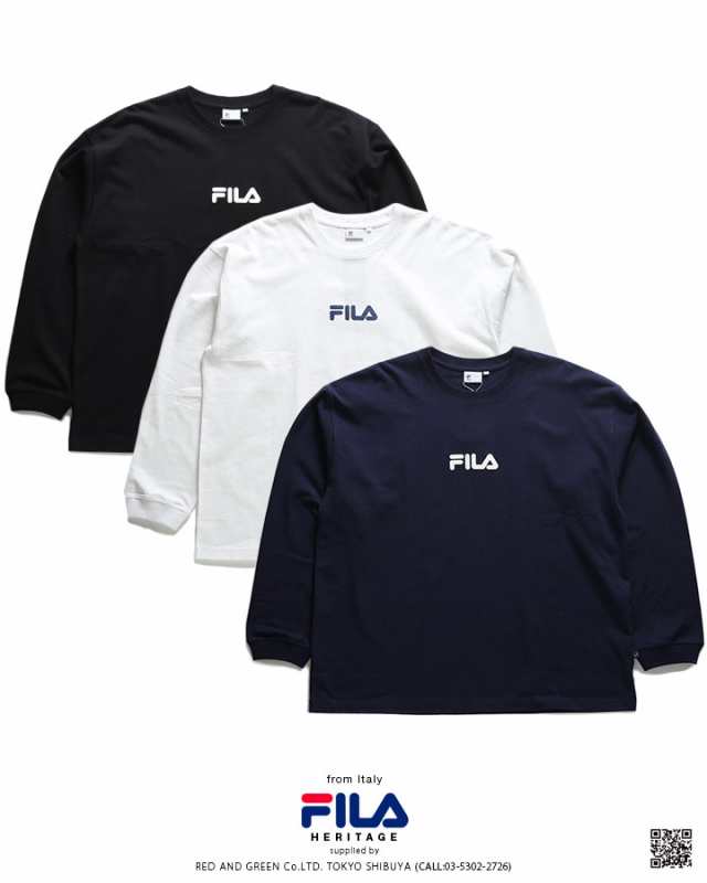 フィラ Fila ロンt ロングスリーブtシャツ 長袖 メンズ 黒 白 紺 L Xl 2l Ll 大きいサイズ B系 ヒップホップ ストリート系 スポーツ ファの通販はau Pay マーケット 本格派大人のb系 スポーツ ストリート