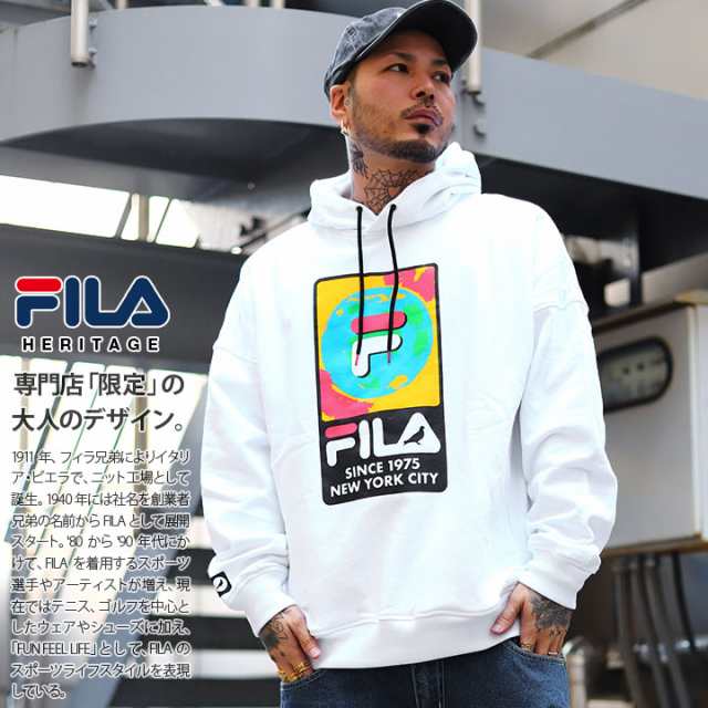 FILA heritage × STAPLE パーカー ブランド スケボー 長袖 スウェット