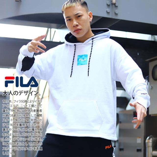 Fila パーカー ブランド スケボー 長袖 スウェット 裏パイル フェイクレイヤード メンズ レディース 春秋冬用 全3色 大きいサイズ ビッグの通販はau Pay マーケット 本格派大人のb系 Xl 零 Zero