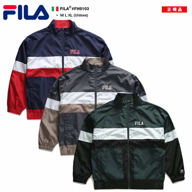 ポイント5倍】FILA アウター 長袖 ウインドブレーカー ブルゾン メンズ