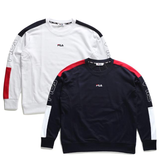フィラ Fila スウェット トレーナー 長袖 メンズ レディース 白 紺 L Xl 2l Ll 2xl 3l Xxl 大きいサイズ B系 ヒップホップ ストリート系 の通販はau Pay マーケット 本格派大人のb系 スポーツ ストリート