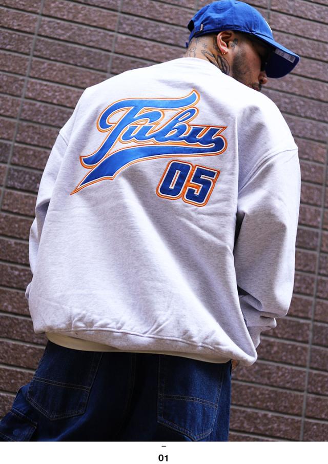 20%OFF】FUBU トレーナー ブランド 長袖 スウェット 裏パイル メンズ