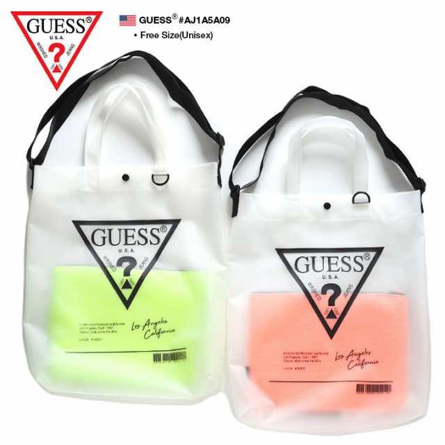 ゲス Guess トートバッグ ショルダーバッグ Bag 手提げ メンズ レディース 蛍光グリーン 蛍光オレンジ 男女兼用 B系 ヒップホップ ストリの通販はau Pay マーケット 本格派大人のb系 スポーツ ストリート