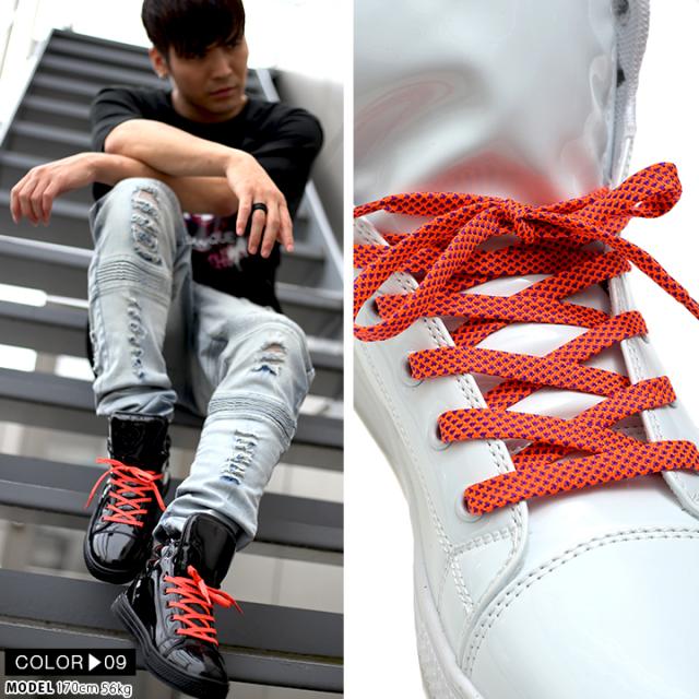 エースフラッグ Aceflag 靴紐 シューレース お手持ちの靴の印象をガラリと変える魔法の靴ひも 平紐 くつひも メンズ レディース B系 ストの通販はau Pay マーケット 本格派大人のb系 スポーツ ストリート