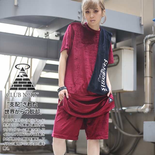 B系 ヒップホップ ストリート系 ファッション 服 メンズ レディース 上下セット Cn Ts Su 001 Club No1z クラブノイズ 半袖 Tシャツ ハの通販はau Pay マーケット 本格派大人のb系 スポーツ ストリート