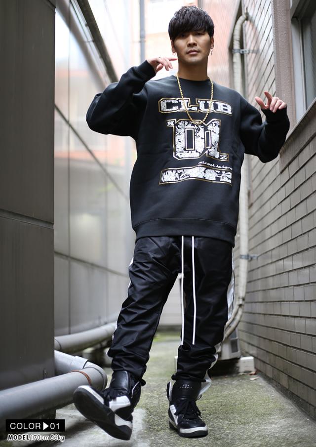 B系 ヒップホップ ストリート系 ファッション 服 メンズ レディース スウェット Cn Tl Sw 001 クラブノイズ Club No1z Clubno1z クラの通販はau Pay マーケット 本格派大人のb系 Xl 零 Zero