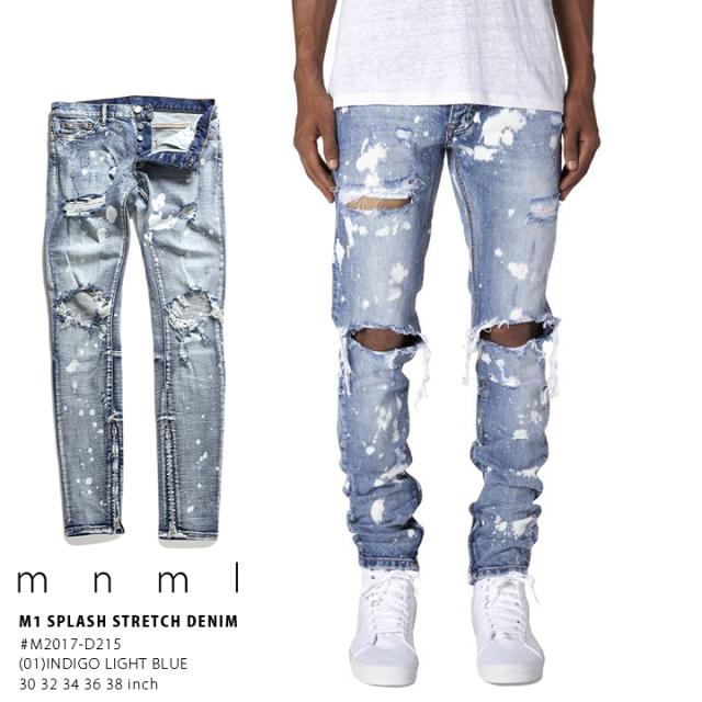 ミニマル Mnml ジーンズ メンズ レディース M17 D215 M1 Denim ハイダメージ加工 ハイブリーチ加工 デニム Gパン ジーパン ストレの通販はau Pay マーケット 本格派大人のb系 スポーツ ストリート