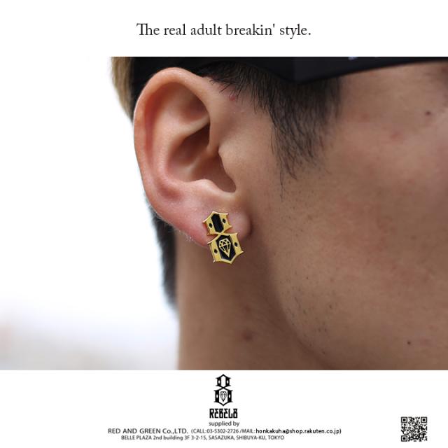 セール Rebel8 ピアス メンズ レディース ゴールド レベルエイト レベル8 ペア イヤリング ゴールド おしゃれ かっこいい ナンバー 8 の通販はau Pay マーケット 本格派大人のb系 Xl 零 Zero