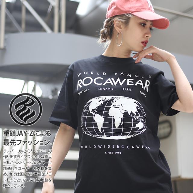 Rocawear Tシャツ 半袖 メンズ レディース 春夏用 白 黒 ロカウェア おしゃれ かっこいい ワールドフェイマス 地球 世界地図 モノトーン の通販はau Pay マーケット 本格派大人のb系 Xl 零 Zero