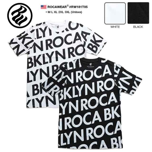 ロカウェア Rocawear Tシャツ 半袖 Rw181t05 かっこいい 英字 総柄 黒白 ラッパー Jay Z ジェイジー M L Xl 2l Ll 2xl 3l Xxl 3xl 4lの通販はau Pay マーケット 本格派大人のb系 スポーツ ストリート