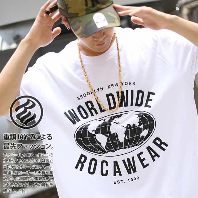 Rocawear Tシャツ 半袖 メンズ レディース 春夏用 白 黒 大きいサイズ ビッグシルエット ロカウェア おしゃれ かっこいい 地球 世界地図 の通販はau Pay マーケット 本格派大人のb系 スポーツ ストリート