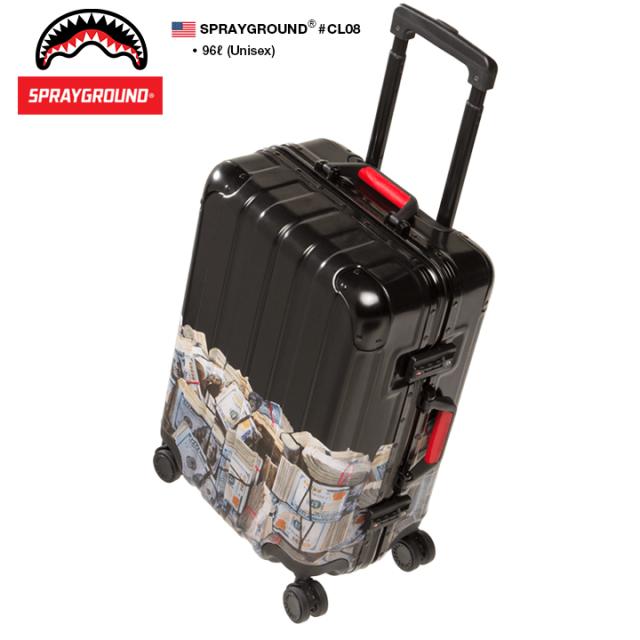 Spray Ground スーツケース メンズ レディース 春夏秋冬用 黒 スプレーグラウンド ドル柄 キャリーバッグ トラベル 旅行 出張 帰省 8輪キの通販はau Pay マーケット 本格派大人のb系 Xl 零 Zero