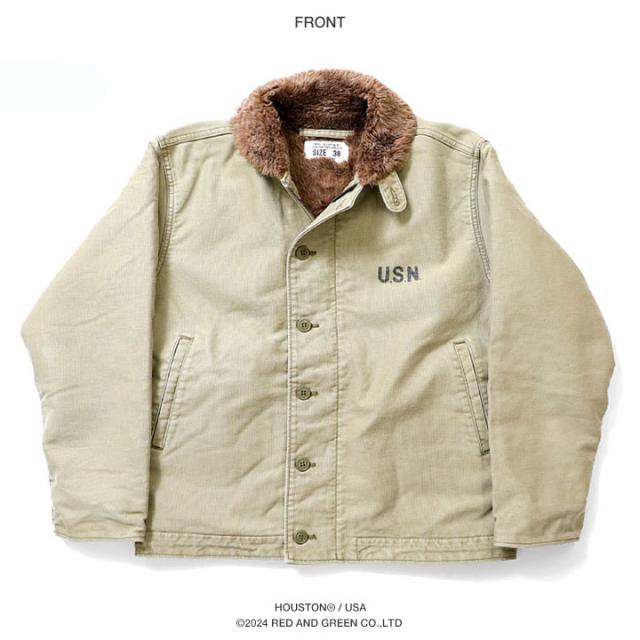 20%OFF】HOUSTON アウター 日本製 ウォッシュド加工 U.S. NAVY N-1