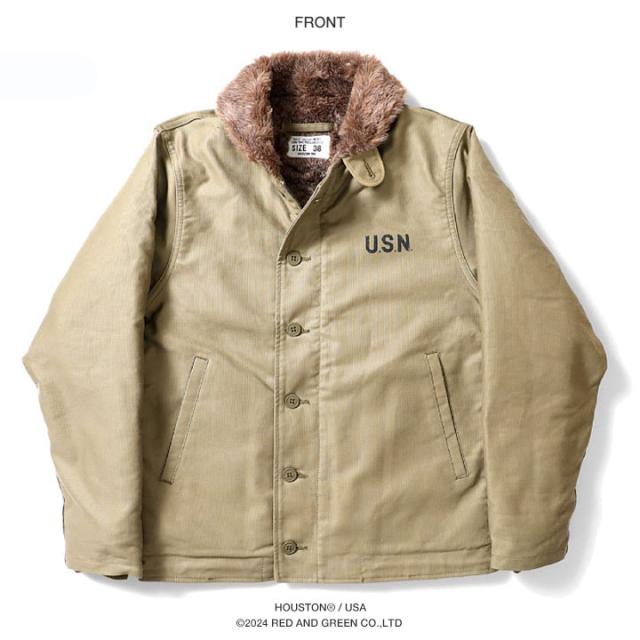 20%OFF】HOUSTON アウター タイト 日本製 U.S. NAVY N-1 DECK JACKET