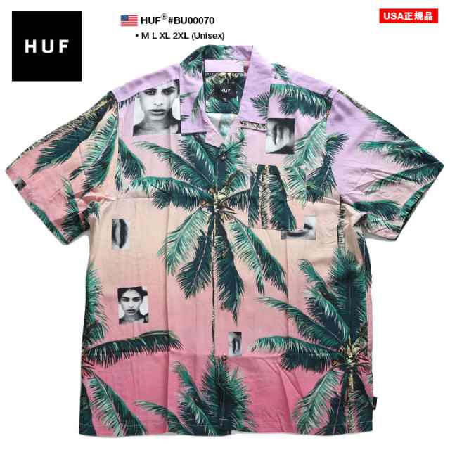 Huf 半袖シャツ メンズ レディース 春夏用 ピンク 大きいサイズ ビッグシルエット ハフ シャツ 半袖 柄シャツ アロハシャツ 開襟シャツ の通販はau Pay マーケット 本格派大人のb系 スポーツ ストリート