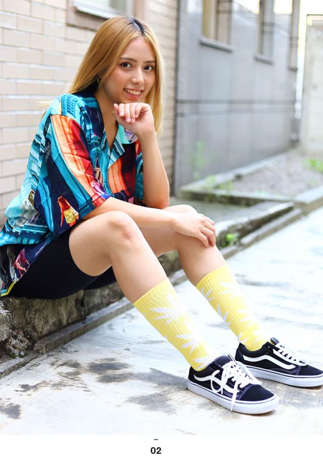 ハフ Huf クルーソックス 靴下 くつした くつ下 ミドル丈 メンズ レディース 男女兼用 紫 黄色 黒 白 B系 スケート ストリート系 ファッの通販はau Pay マーケット 本格派大人のb系 スポーツ ストリート