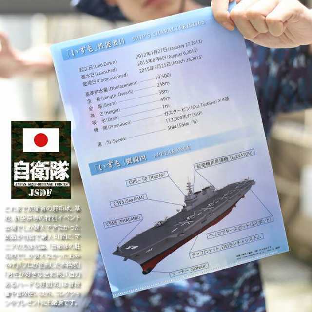 防衛省自衛隊グッズ サイズ クリアファイル メンズ レディース いずも 男女兼用 かっこいい おしゃれ フィルム写真 いずも Ddh1 ヘリの通販はau Pay マーケット 本格派大人のb系 スポーツ ストリート