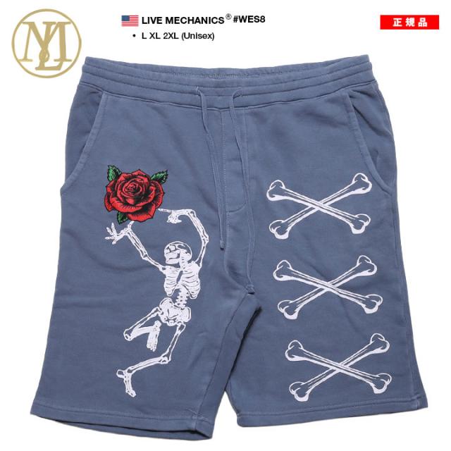 ラスト1点【30%OFF】LIVE MECHANICS ハーフパンツ スウェット 半ズボン