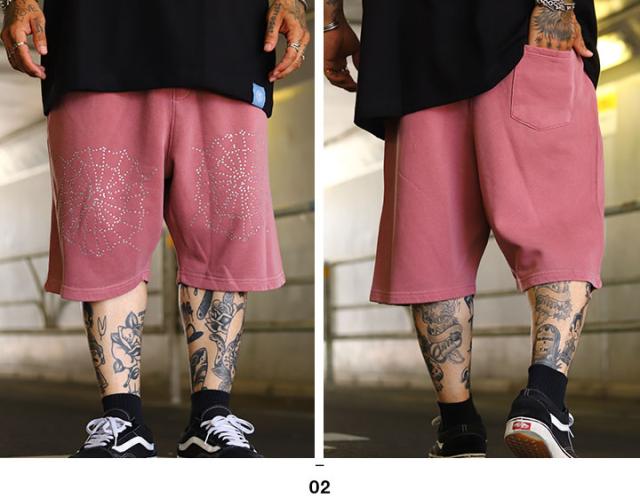 LIVE MECHANICS ハーフパンツ スウェット 半ズボン 短パン メンズ 春夏