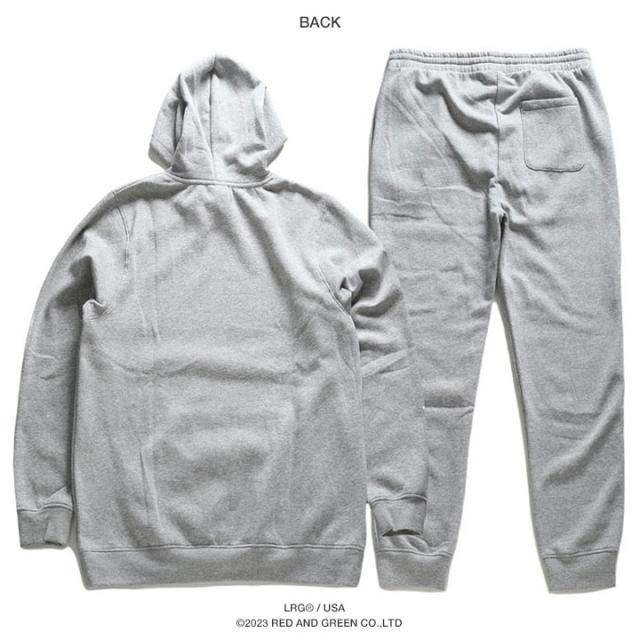 LRG 上下セット 長袖 ブランド メンズ 春秋冬用 グレー/黒 大きいサイズ エルアールジー セットアップ パーカー フーディ スウェット 上下 コーデセット スウェットパンツ ゆったり 袖ロゴ b系 ヒップホップ ファッション ストリート系 ハイ 新作 L0H3MLOXX-L0H1MBJXX