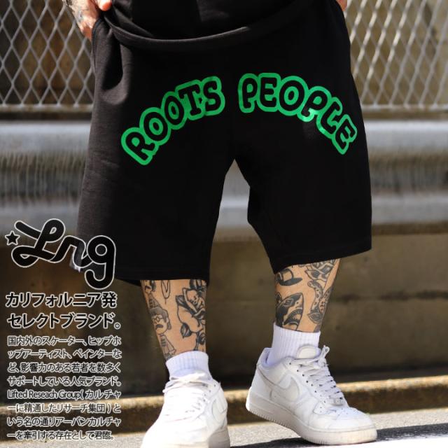 LRG ハーフパンツ スウェット 裏パイル 半ズボン 短パン メンズ 春夏用 黒 大きいサイズ エルアールジー ショートパンツ メッセージ 切り替え ビッグシルエット スポーツ レゲエ ラスタ 大人 b系 ヒップホップ ファッション ストリート系 ブランド 2025春夏 新作 L3LQMMSXX