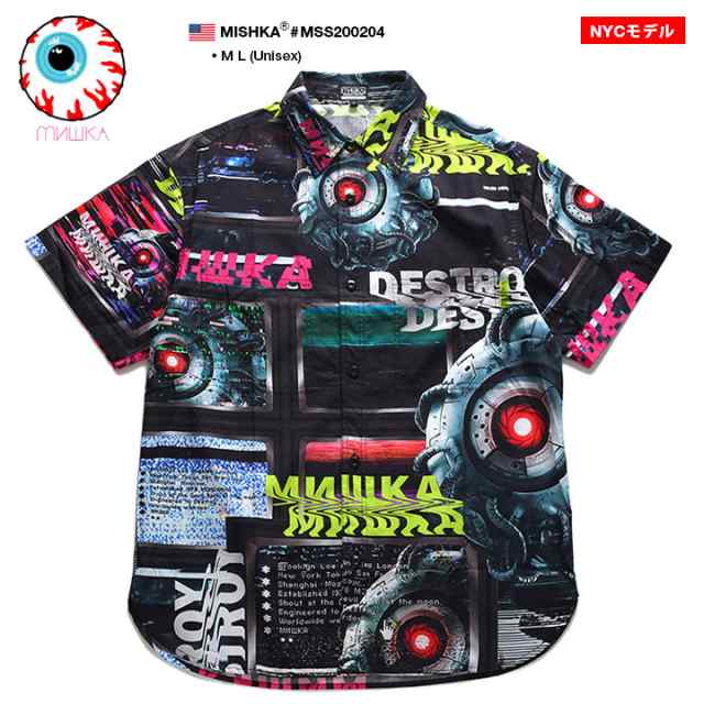 ミシカ Mishka 半袖シャツ メンズ レディース 黒 M L 大きいサイズ B系 ヒップホップ ストリート系 ファッション ブランド おしゃれ ネオの通販はau Pay マーケット 本格派大人のb系 スポーツ ストリート