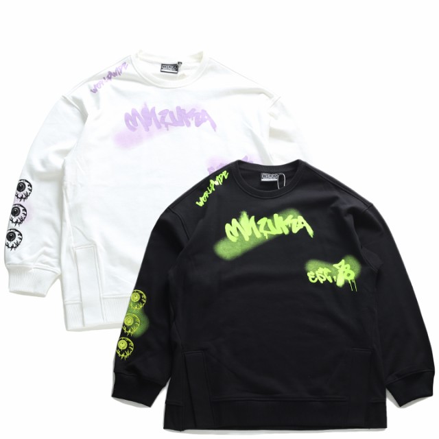 ミシカ Mishka スウェット トレーナー 長袖 メンズ レディース 男女兼用 春秋冬用 白 黒 M L 大きいサイズ かっこいい おしゃれ 袖ロゴ Kの通販はau Pay マーケット 本格派大人のb系 スポーツ ストリート