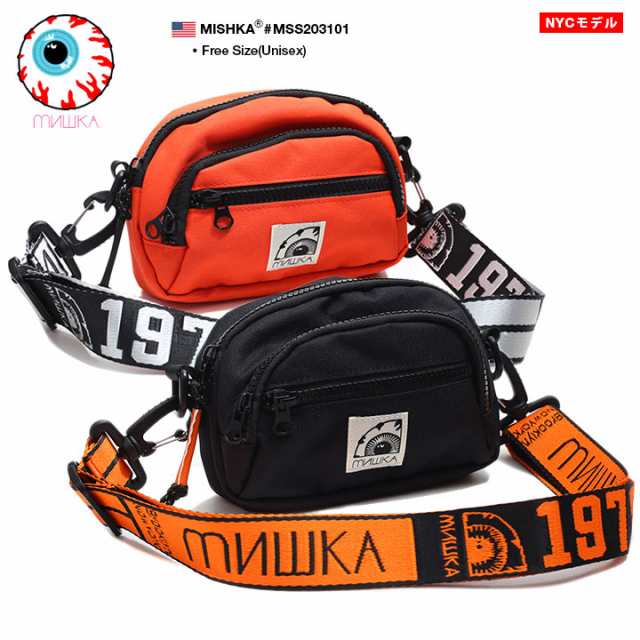 ミシカ Mishka ミニショルダーバッグ 多機能ポーチ Bag メンズ レディース オレンジ 黒 男女兼用 B系 ヒップホップ ストリート系 ファッの通販はau Pay マーケット 本格派大人のb系 スポーツ ストリート