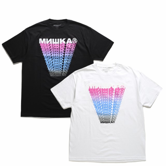 ミシカ Mishka Tシャツ 半袖 メンズ 黒 白 L Xl 2l Ll 2xl 3l Xxl 大きいサイズ かっこいい おしゃれ グラデーション ロシア語 キリムロの通販はau Pay マーケット 本格派大人のb系 スポーツ ストリート