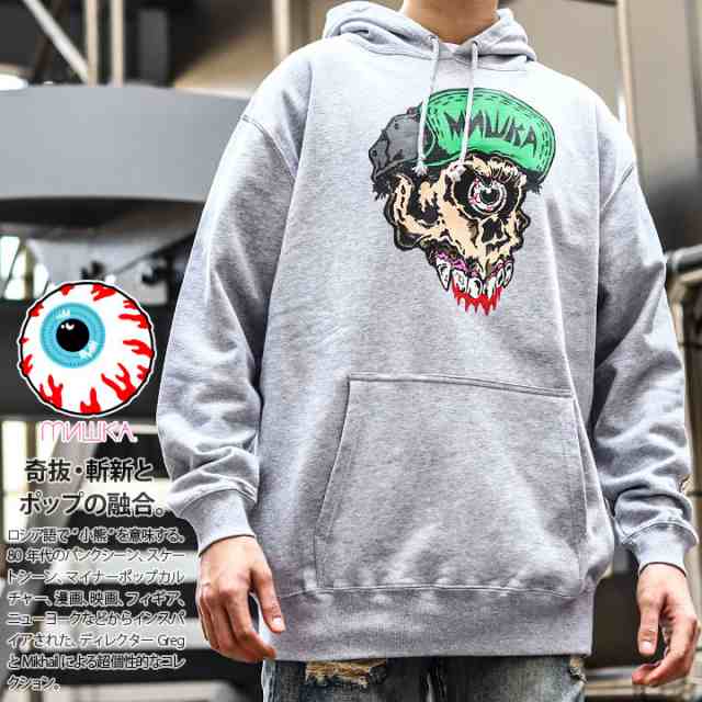 MISHKA パーカー スケボー 長袖 スウェット 裏パイル トップス メンズ