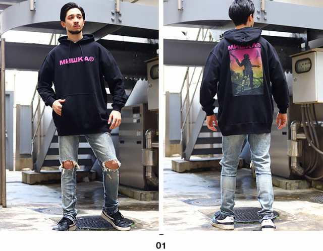 MISHKA パーカー スケボー 長袖 スウェット 裏パイル トップス