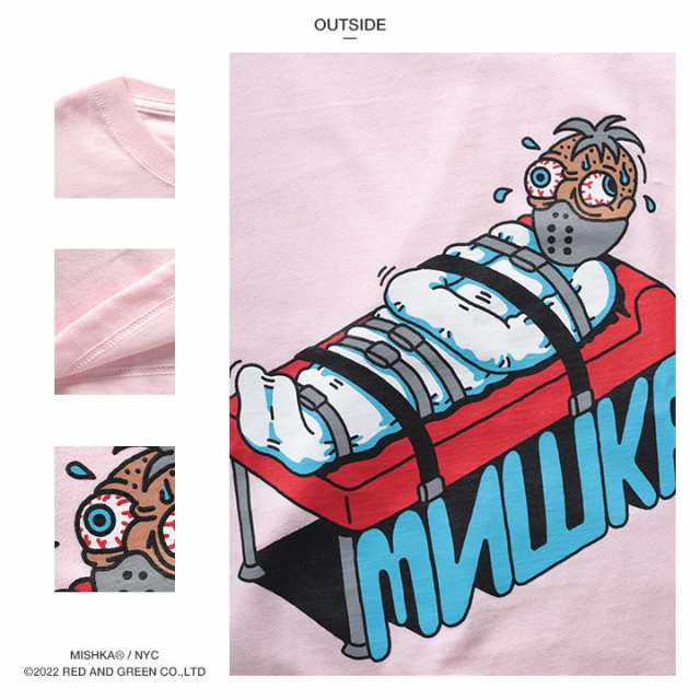 MISHKA Tシャツ 半袖 レディース 春夏用 全2色 大きいサイズ ミシカ