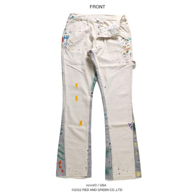 mnml デニム ジーンズ メンズ 白 ミニマル ジーパン Gパン