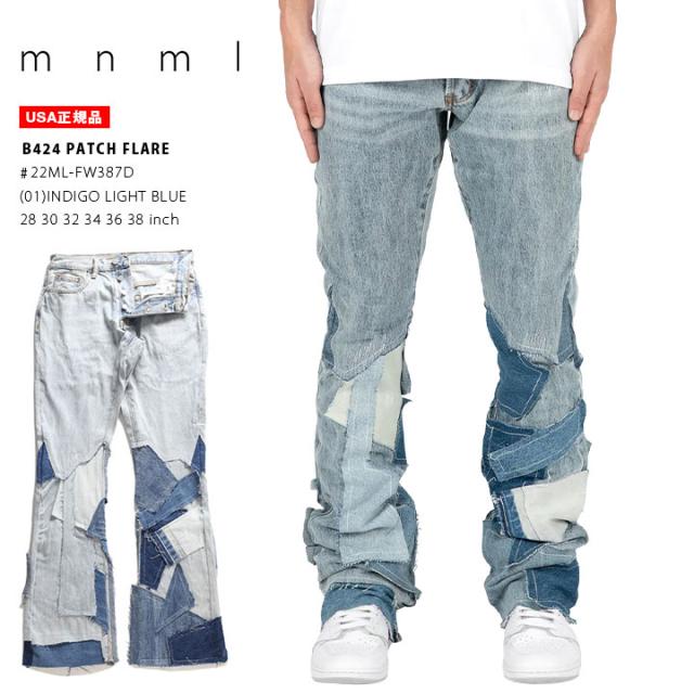 mnml ライトブルーダメージデニム 迷彩 32 ミニマル Pants Fashion mnml ライトブルーダメージデニム 迷彩 32 ミニマル Pants Fashion