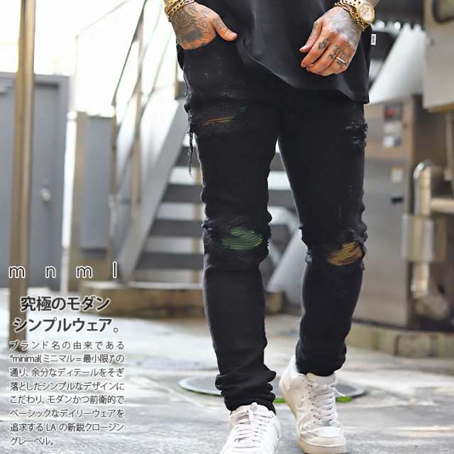 T-ポイント5倍】 Mサイズ グレー 灰色 メンズジーンズ シンプル スキニー パンツ