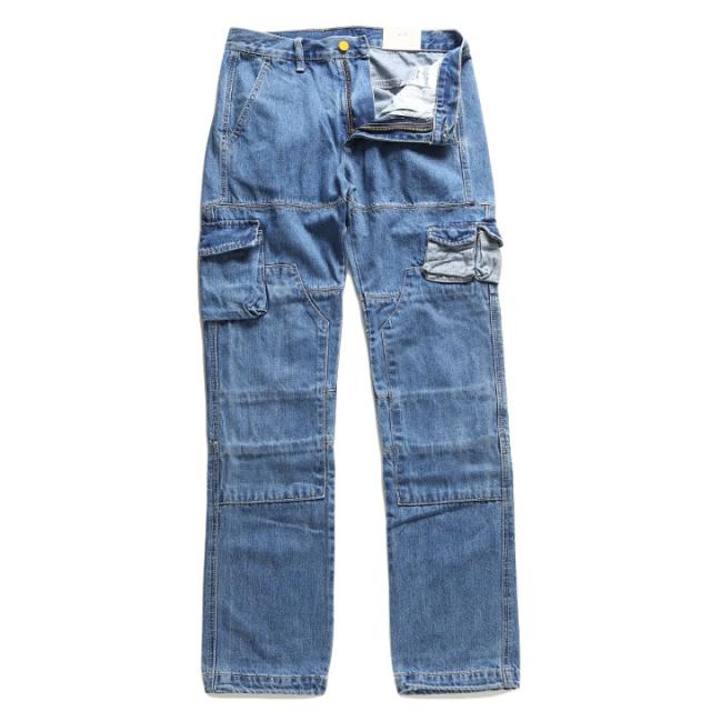 ラスト1点】mnml カーゴパンツ デニム メンズ 春夏秋冬用