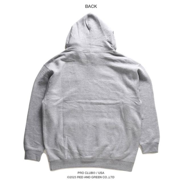 PRO CLUB パーカー ブランド スケボー フーディ 長袖 スウェット 裏